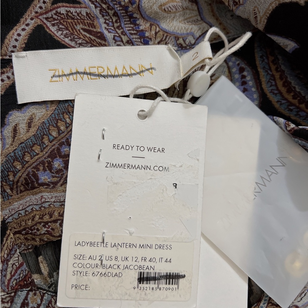 Zimmermann Ladybeetle Lantern Mini Dress - Picture 11 of 16